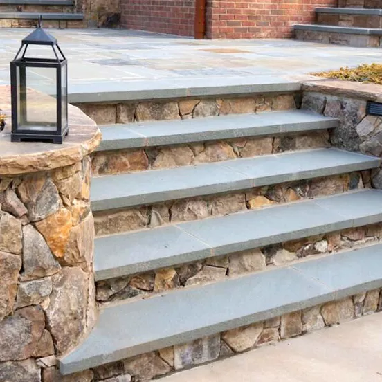 Snapped Bluestone Natural Stone Steps NJ, NY, PA: Natural Edge